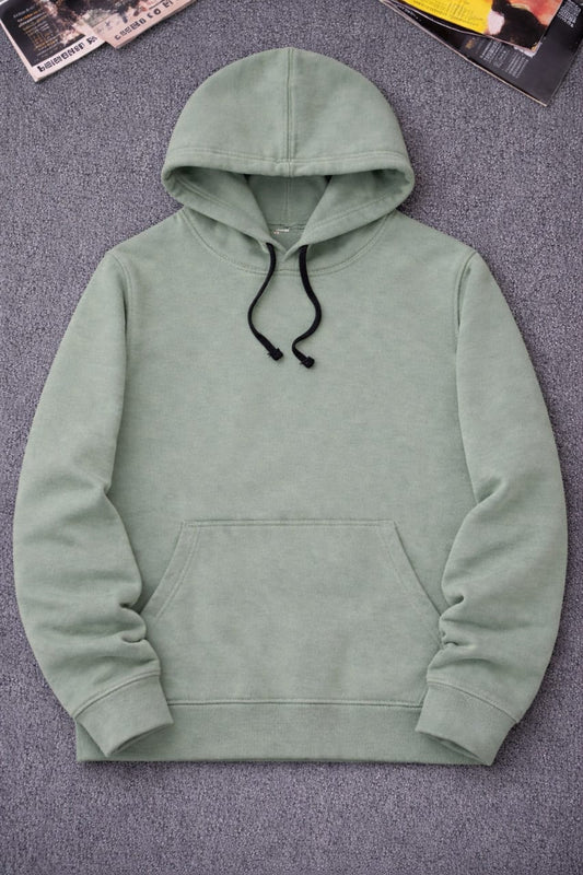 Olive Green kangaroo Hoodie